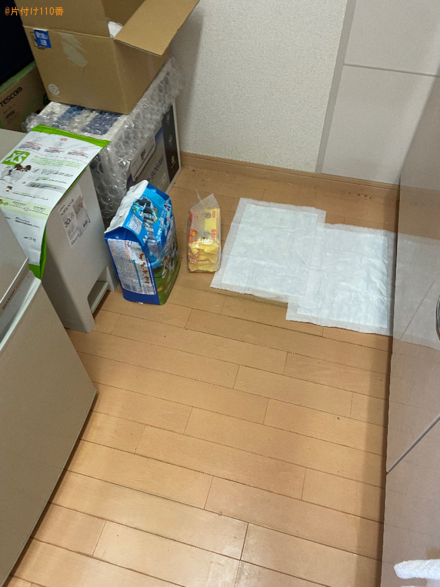 台所と洗面所とお風呂場の清掃と犬のゲージがあった場所の清掃ご依頼